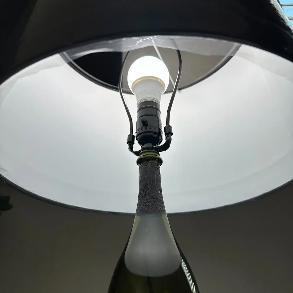 Rare Jerboam Dom Perignon Brut Luminous Light Up 3L Upcycled Lamp